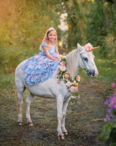 unicorn photos shoot enchanted forest Pinellas Park Tampa Bay